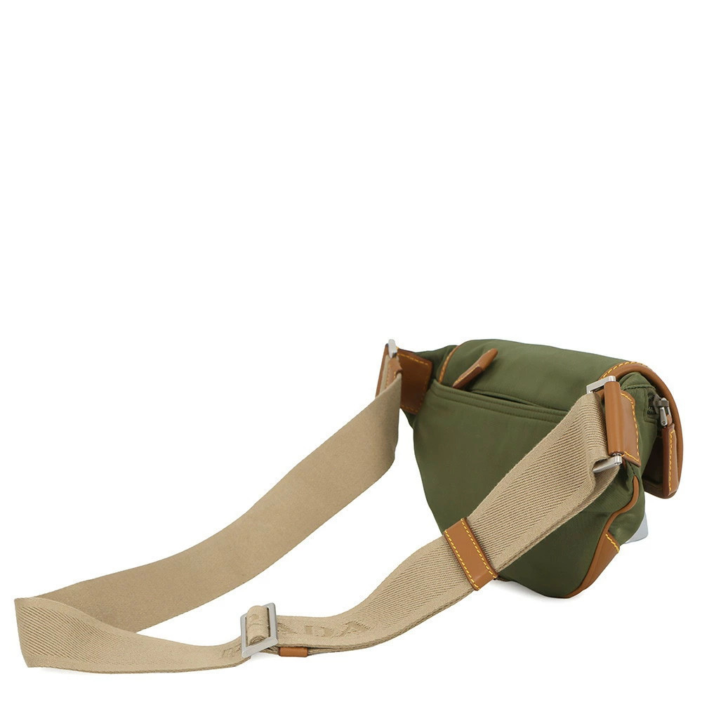 Prada Body Bum Crossbody Belt Bag Triangle Logo Leather Waist Pouch - Picture 2 of 12